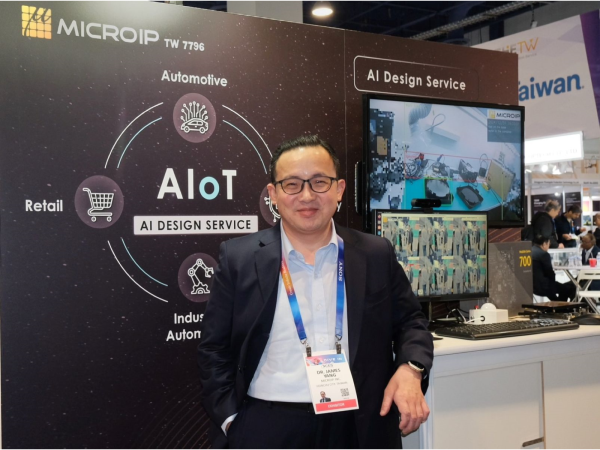 擷發科董事長楊健盟CES大秀創新 Designless，AI與AIoT驅動成長，擷發科2024年營收年增近95％。